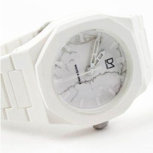 D1 Milano White Marble Dial Unisex Watch